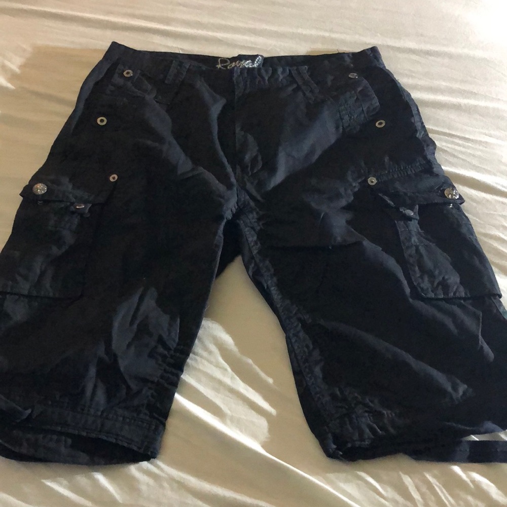 Men black shorts